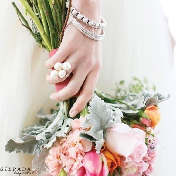 Rare Silpada Sterling Silver Freshwater Pearl Sunken Treasure Bracelet B2909 - Picture 10 of 16